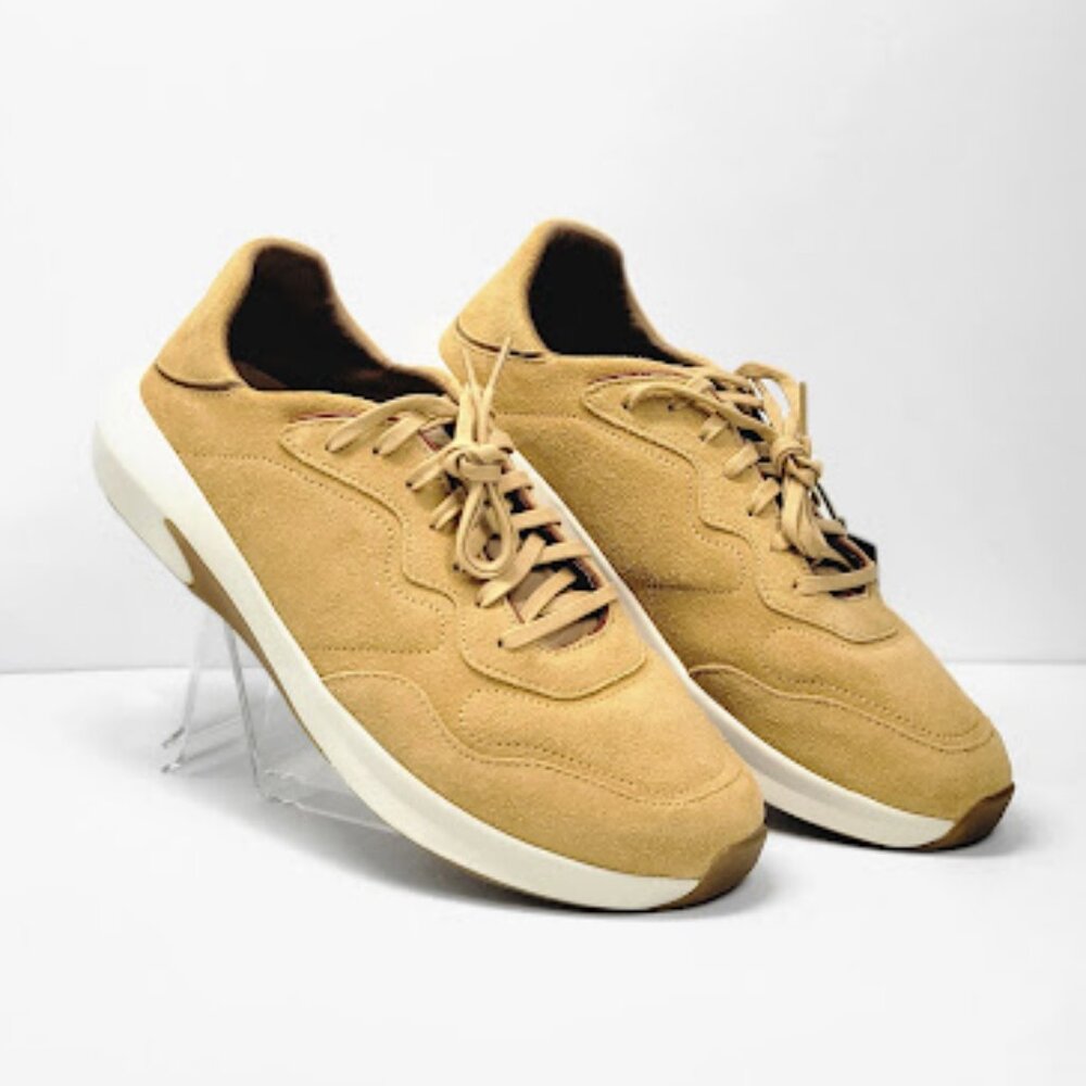 OLUKAI Kōheo Convertible Leather Sneakers Men’s Sz 11.5 Tan casual shoes NWOB